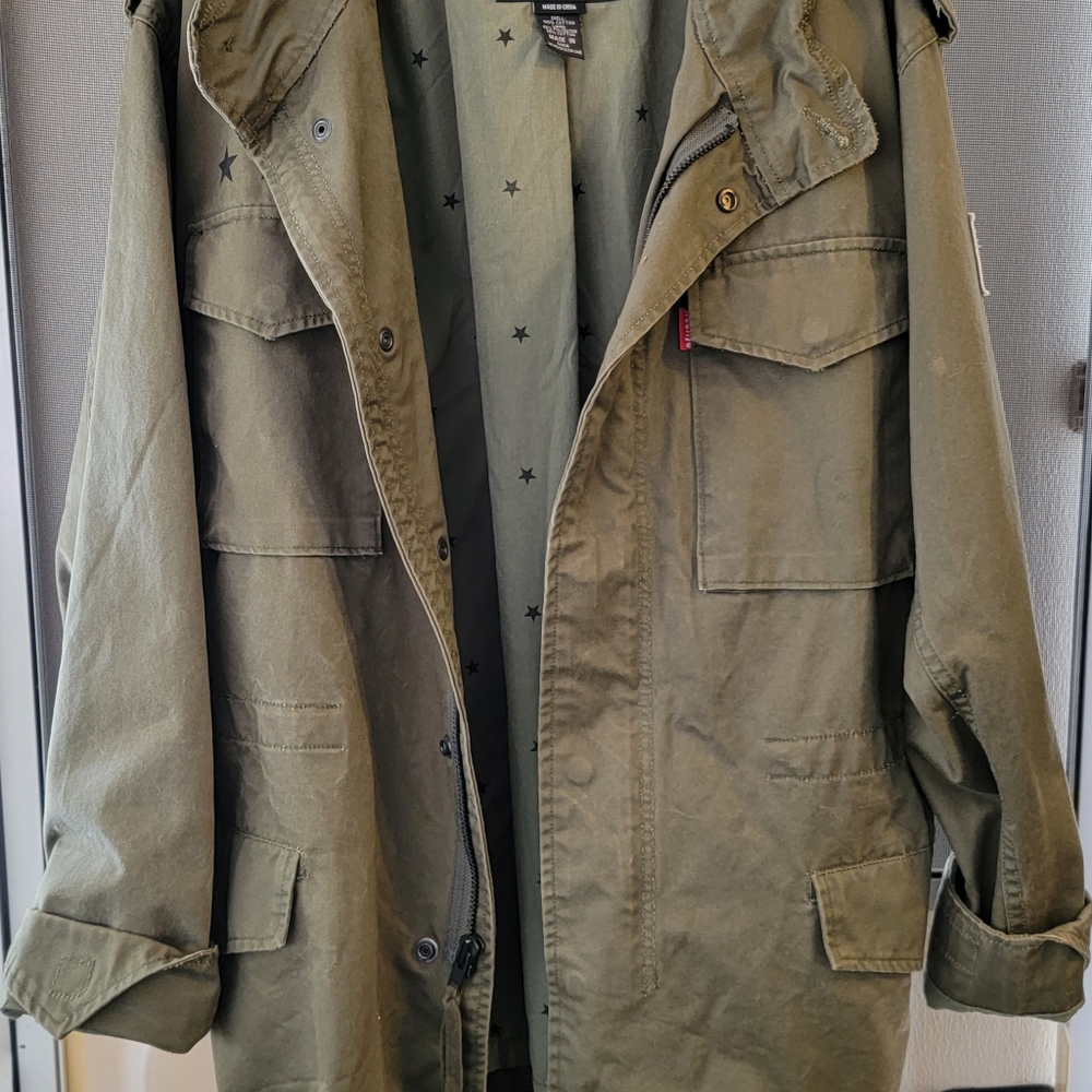 Stussy Army/Military Coat